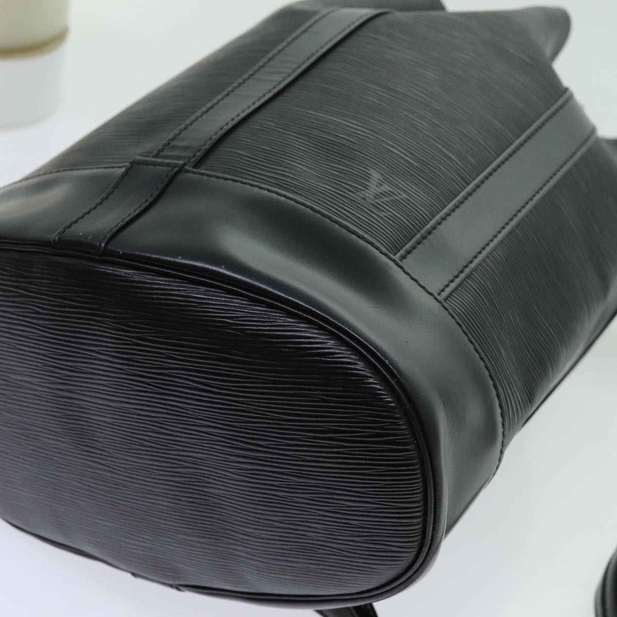 LOUIS VUITTON Epi Randonnee PM Shoulder Bag Black M52352 LV yk11677