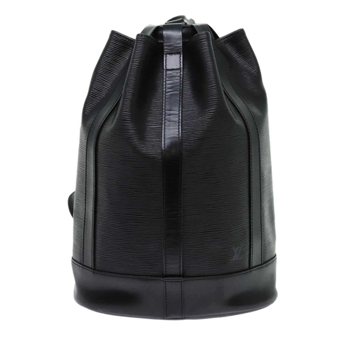 LOUIS VUITTON Epi Randonnee PM Shoulder Bag Black M52352 LV yk11677