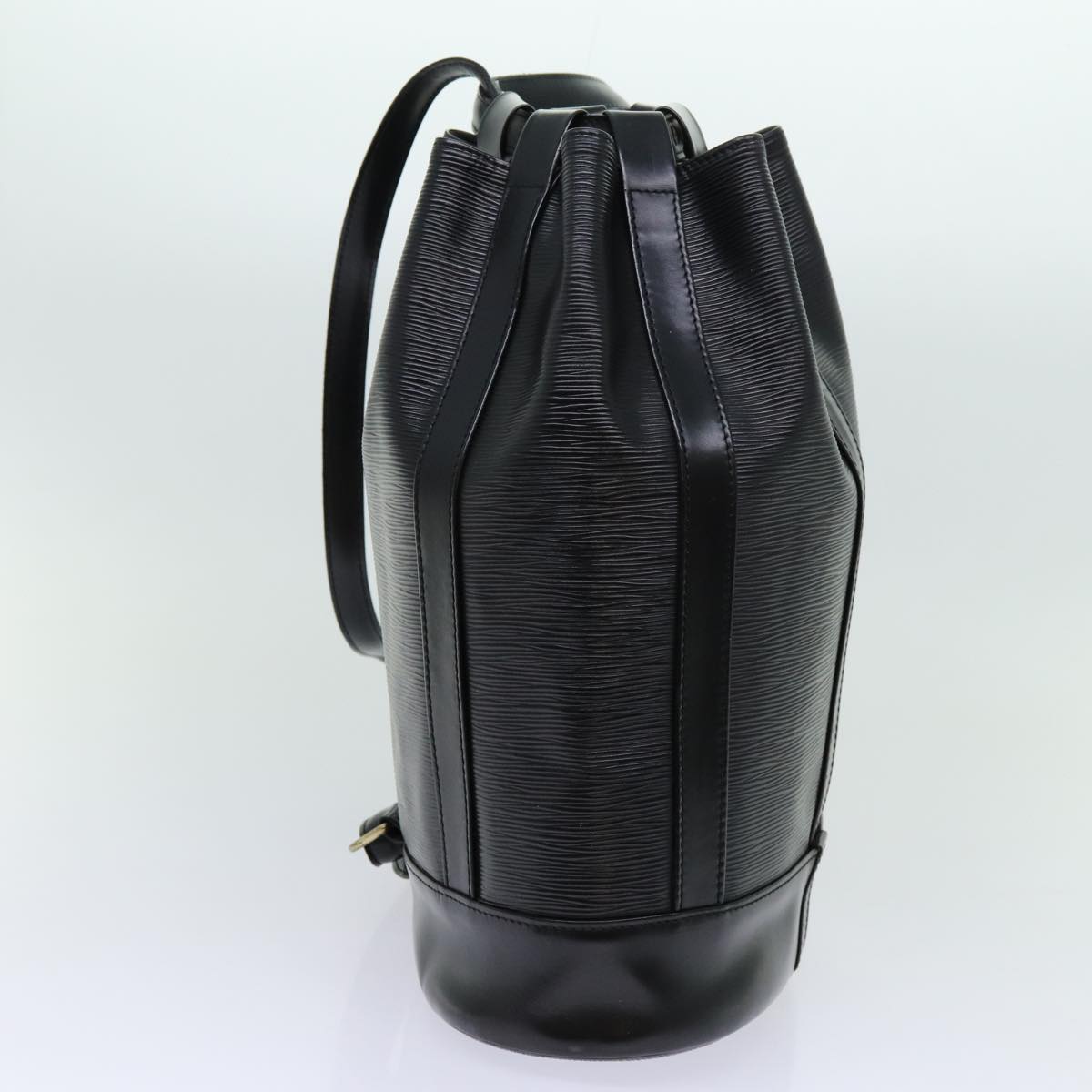LOUIS VUITTON Epi Randonnee PM Shoulder Bag Black M52352 LV yk11677