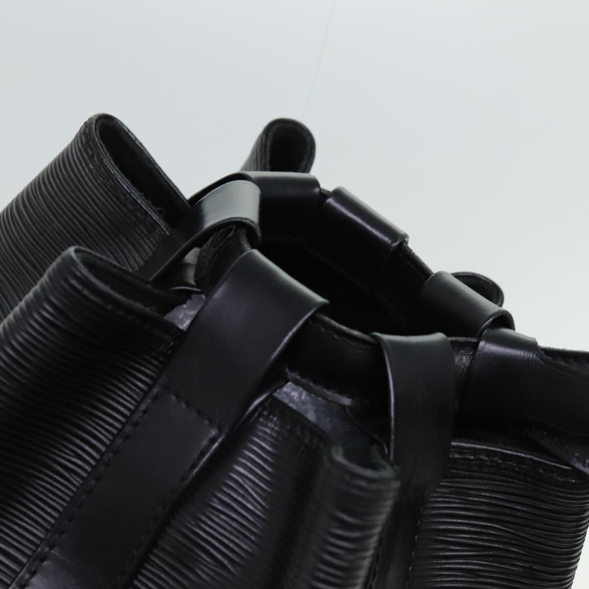 LOUIS VUITTON Epi Randonnee PM Shoulder Bag Black M52352 LV yk11677