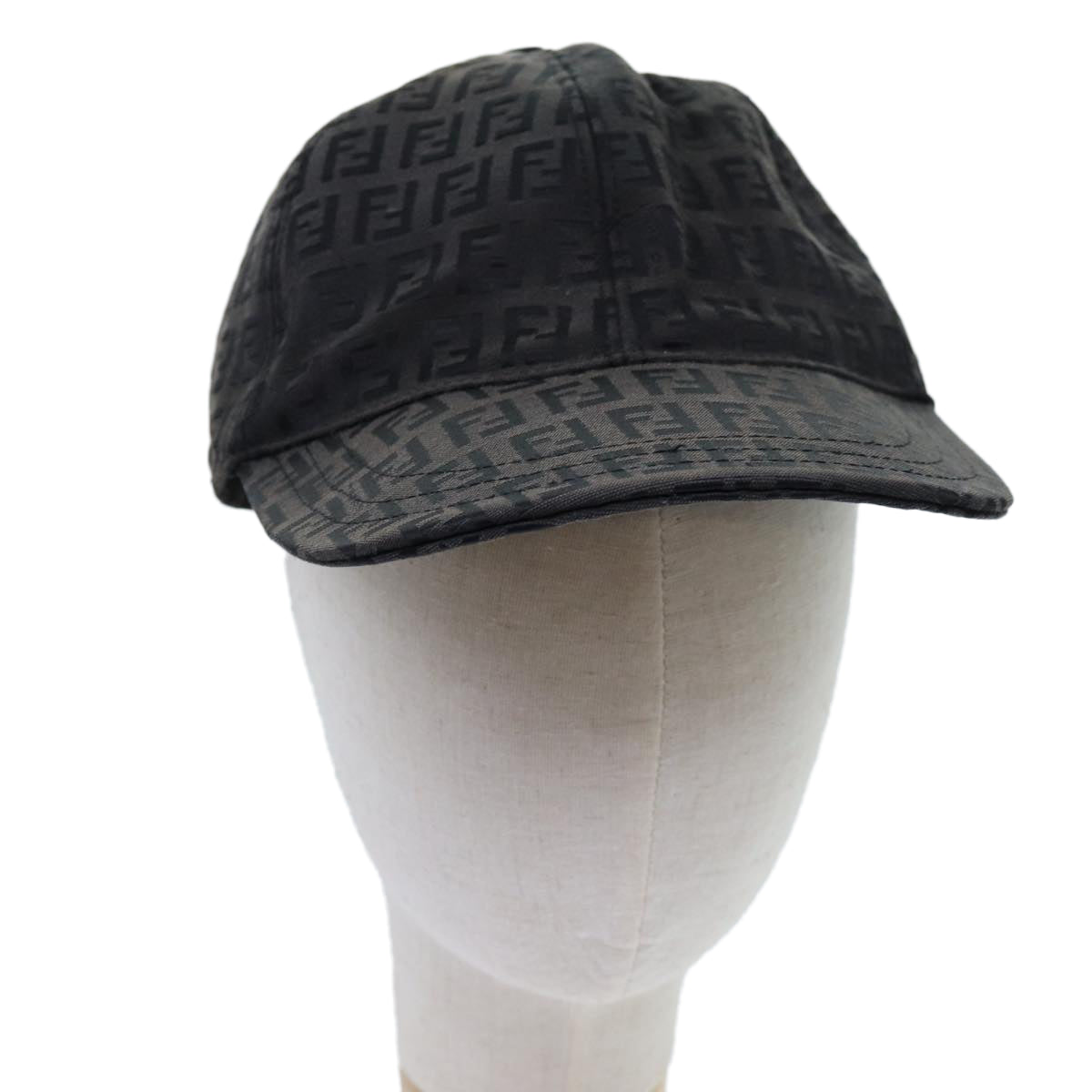 Luxury Fendi Zucchino Canvas Cap S Blackyk11688