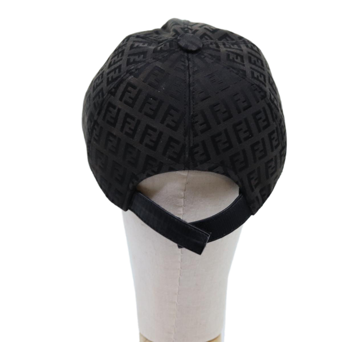 Luxury Fendi Zucchino Canvas Cap S Blackyk11688