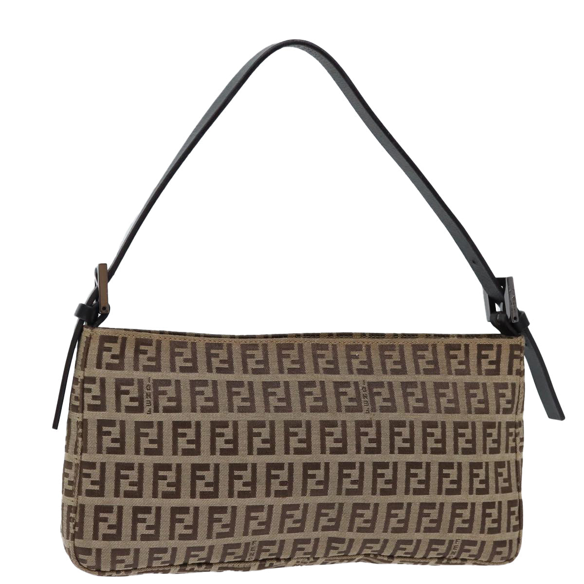 Luxury Fendi Zucchino Canvas Hand Bag Beigeyk12057