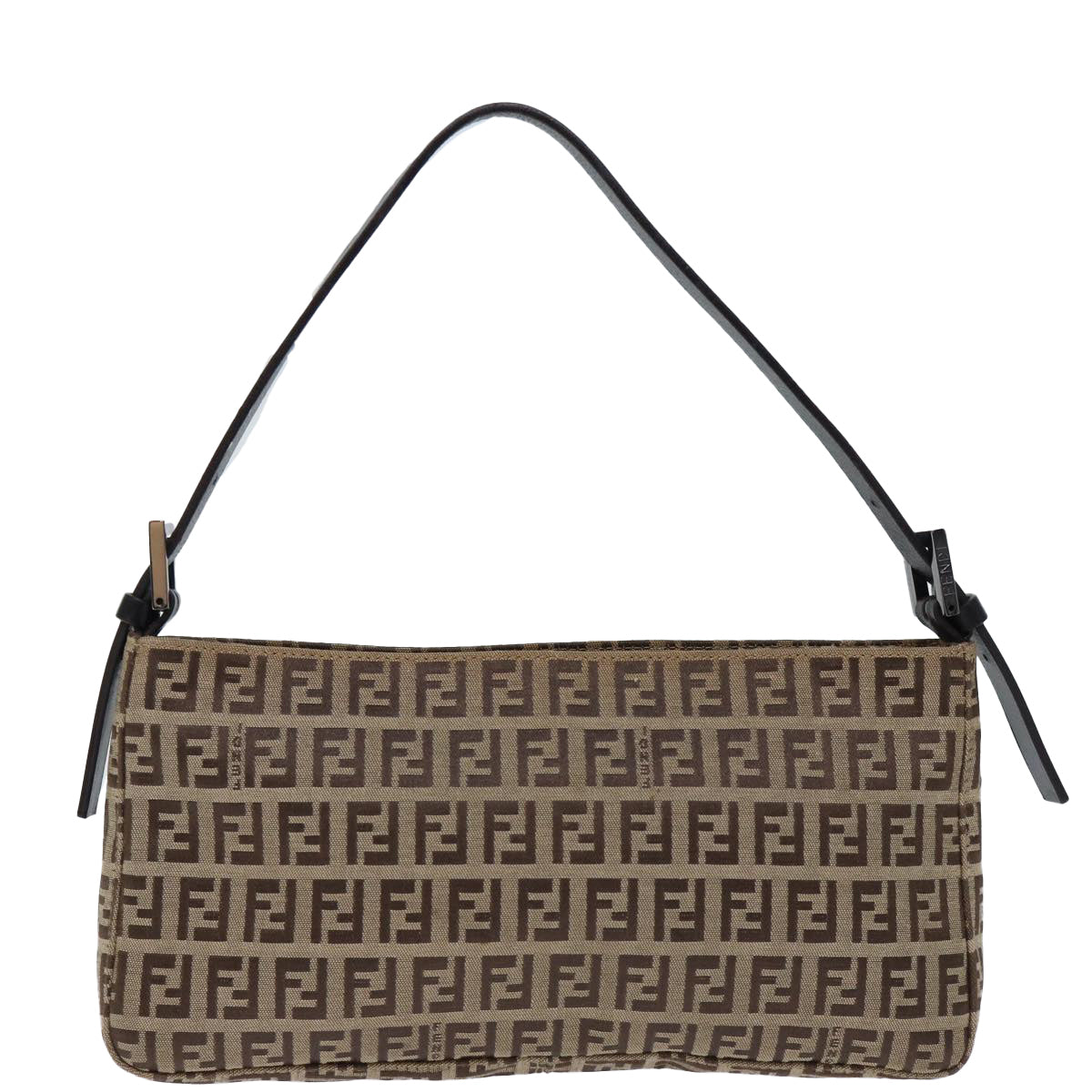 Luxury Fendi Zucchino Canvas Hand Bag Beigeyk12057