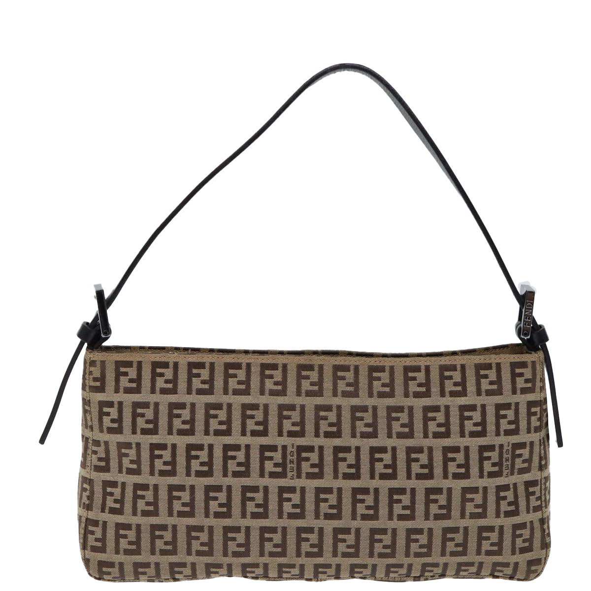 Luxury Fendi Zucchino Canvas Hand Bag Beigeyk12057