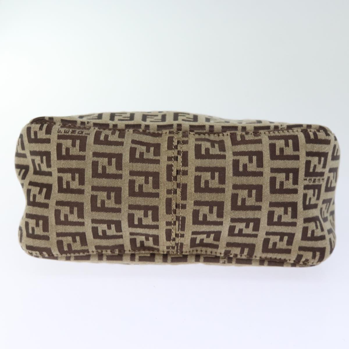 Luxury Fendi Zucchino Canvas Hand Bag Beigeyk12110