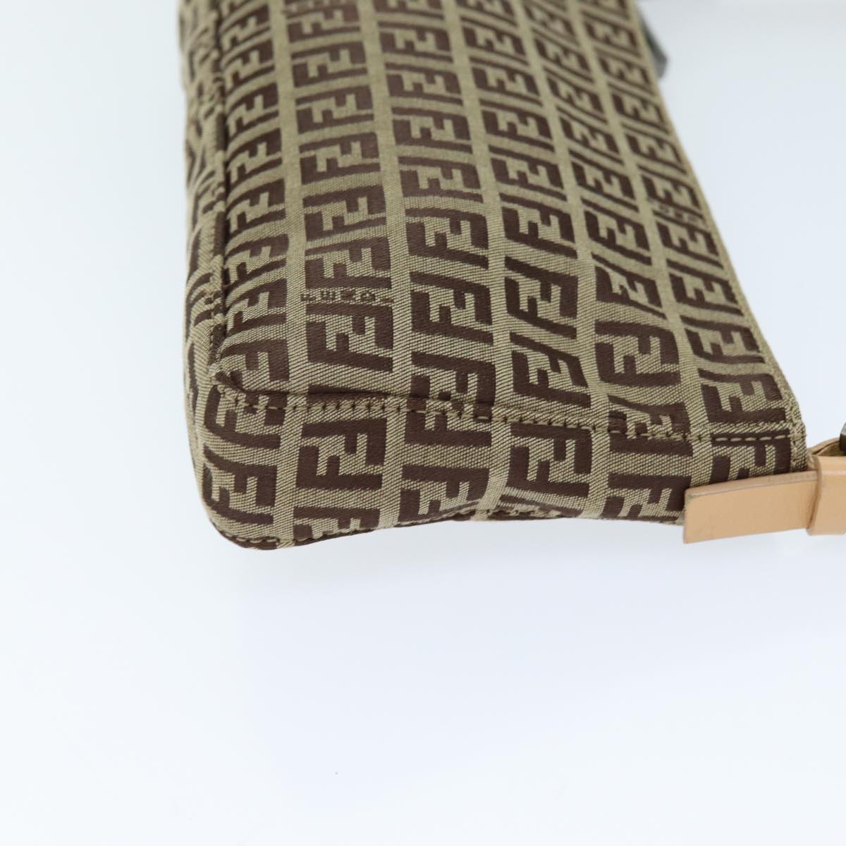 Luxury Fendi Zucchino Canvas Hand Bag Beigeyk12117