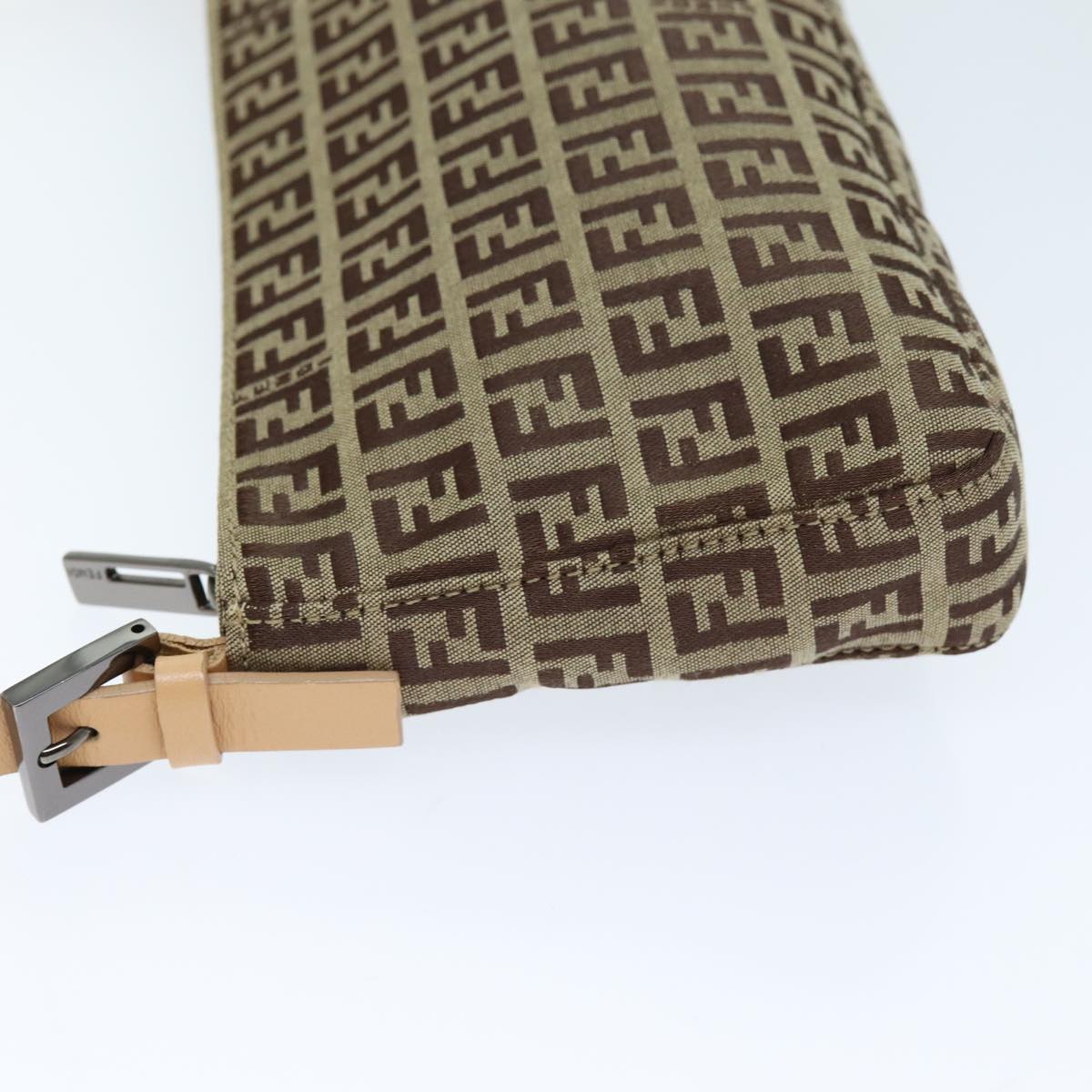 Luxury Fendi Zucchino Canvas Hand Bag Beigeyk12117