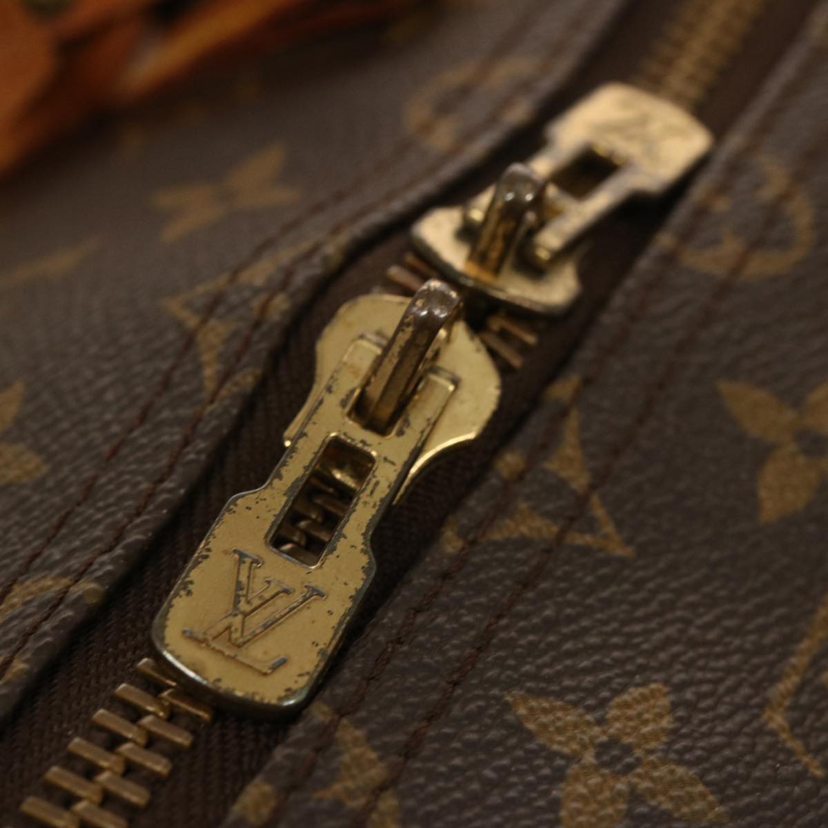 LOUIS VUITTON Monogram Keepall 55 Boston Bag M41424 LV yk12272