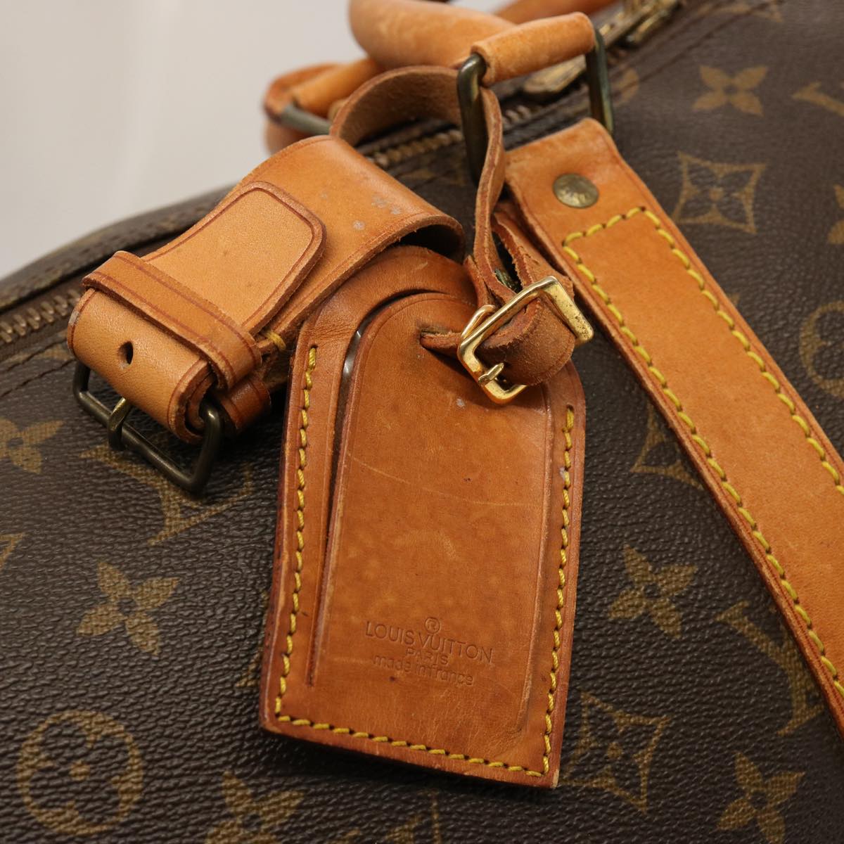 LOUIS VUITTON Monogram Keepall 55 Boston Bag M41424 LV yk12272