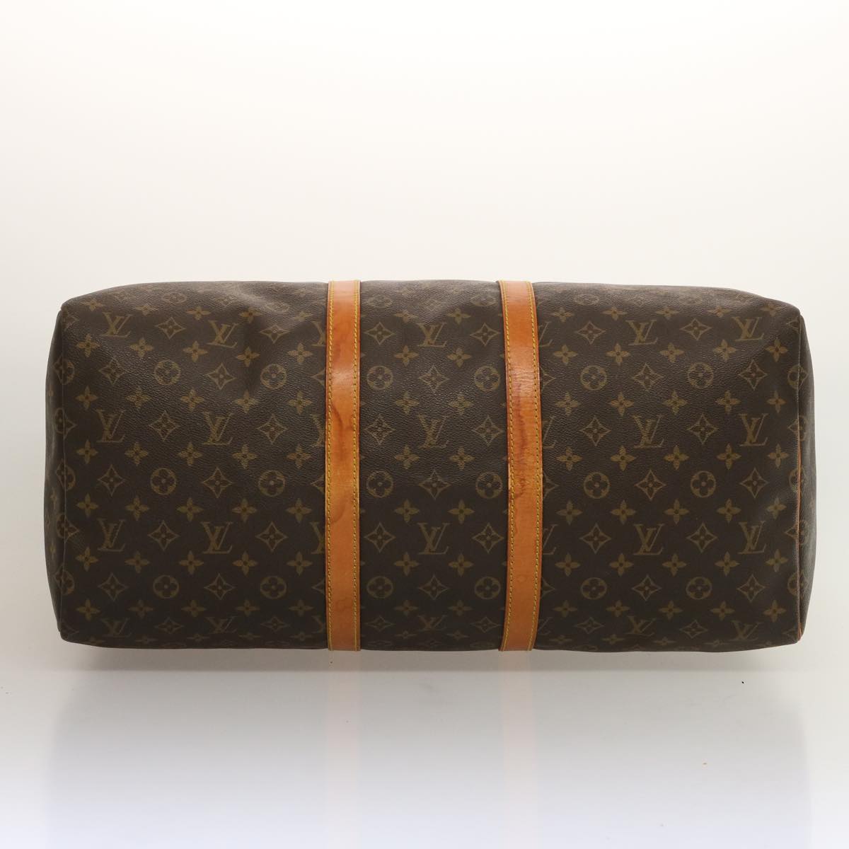 LOUIS VUITTON Monogram Keepall 55 Boston Bag M41424 LV yk12272