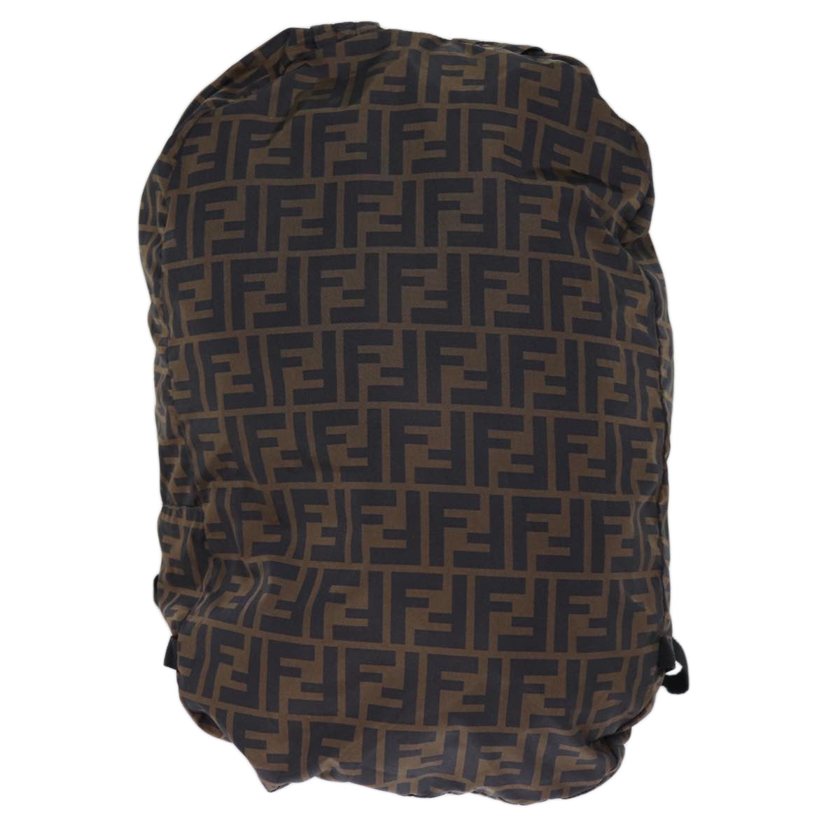 Luxury Fendi Zucca Canvas Backpack Nylon Brown Blackyk12282