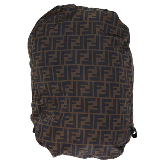 Luxury Fendi Zucca Canvas Backpack Nylon Brown Blackyk12282
