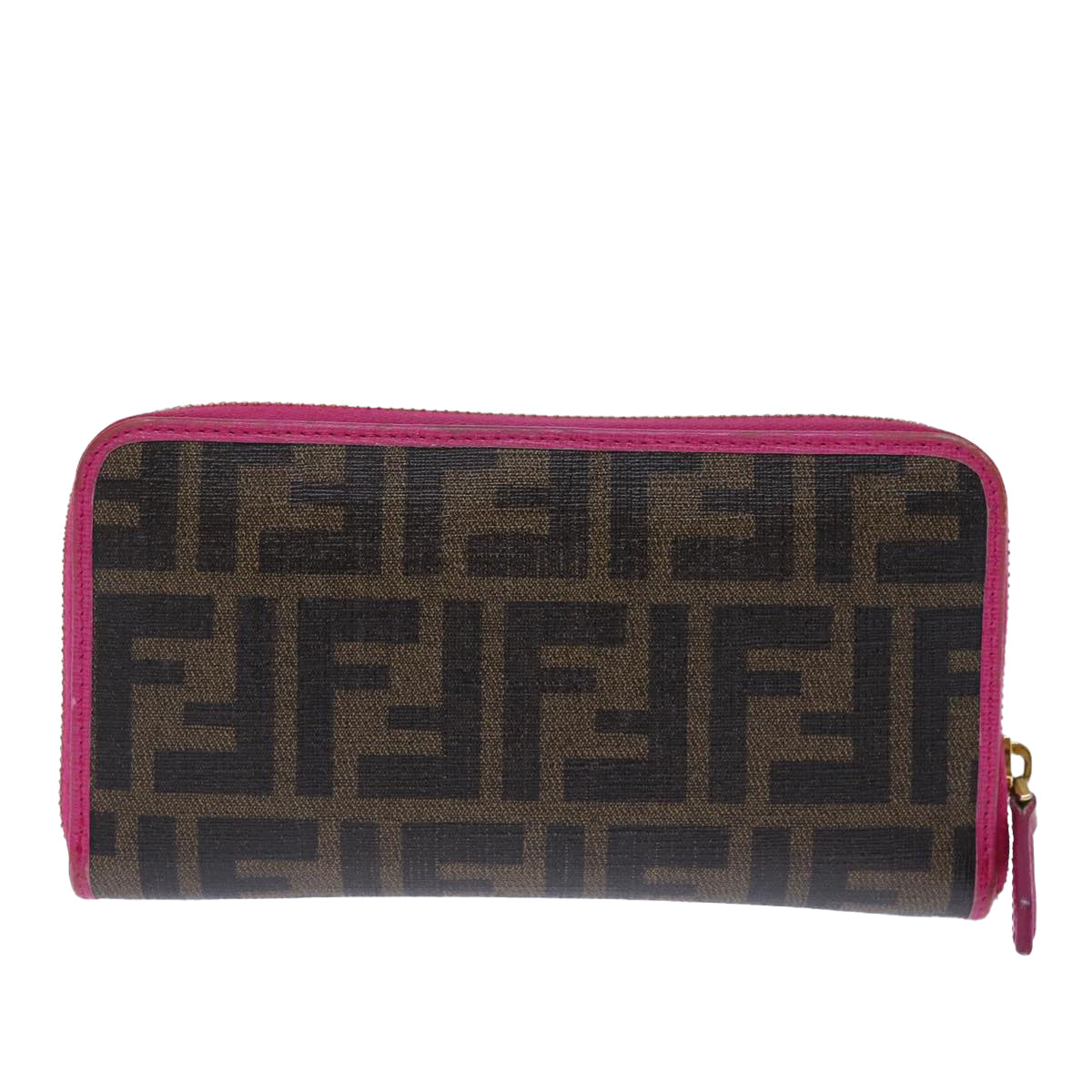 Luxury Fendi Zucca Canvas Long Wallet Black Brownyk12323