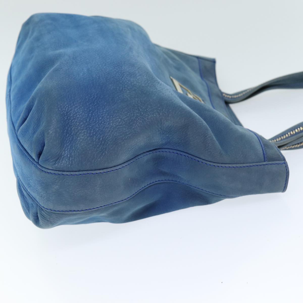 Luxury Fendi Tote Bag Leather Blueyk12353