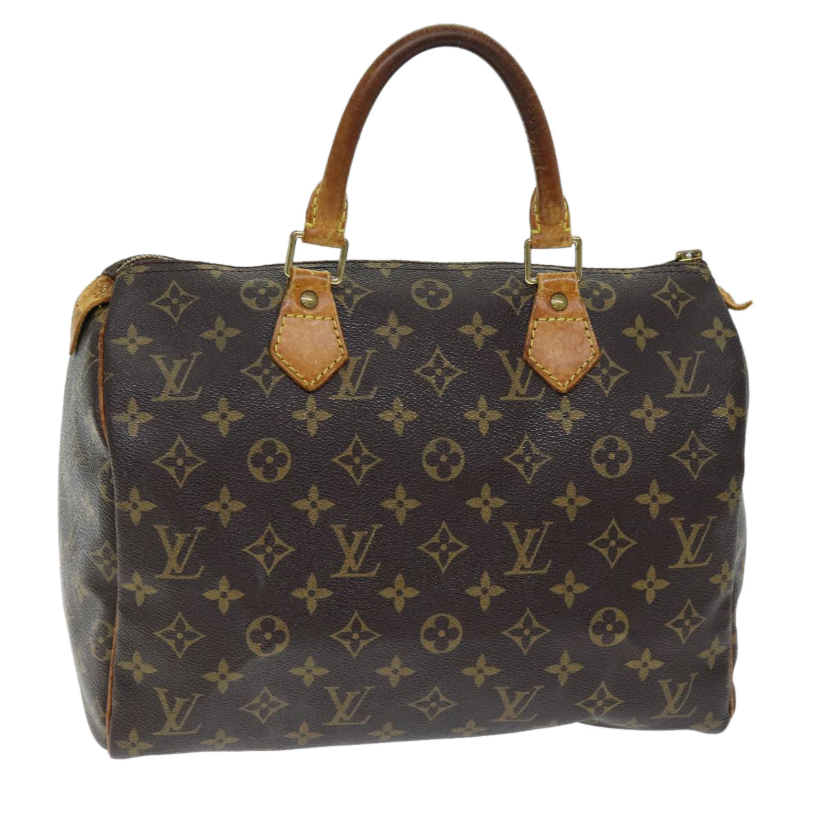 LOUIS VUITTON Monogram Speedy 30 Hand Bag M41526 LV yk12424