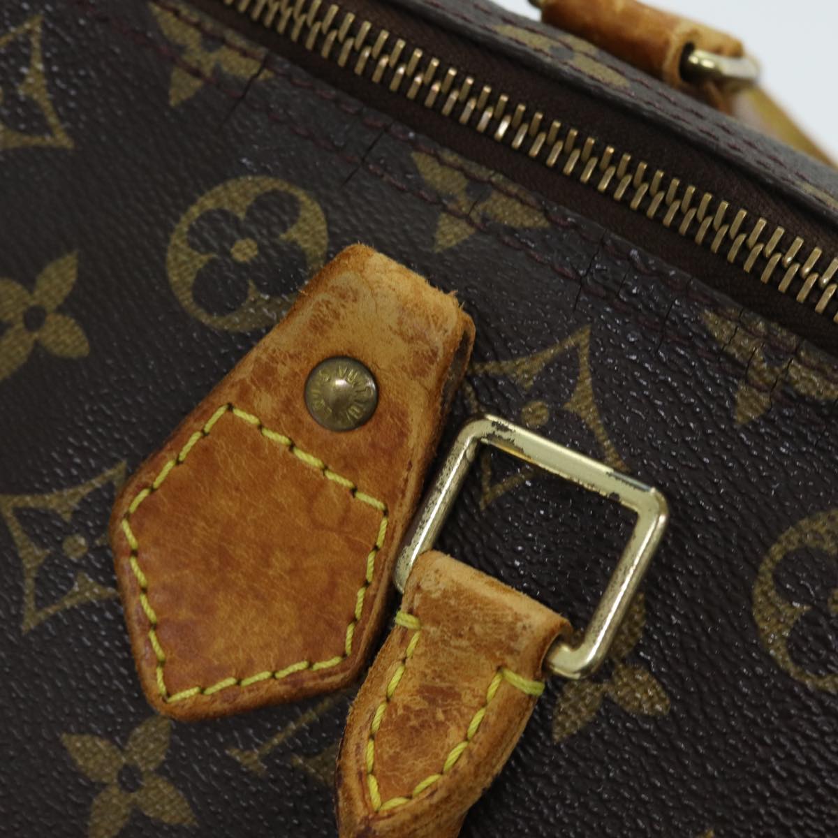 LOUIS VUITTON Monogram Speedy 30 Hand Bag M41526 LV yk12424