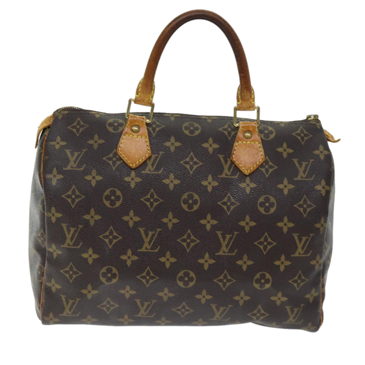 LOUIS VUITTON Monogram Speedy 30 Hand Bag M41526 LV yk12424