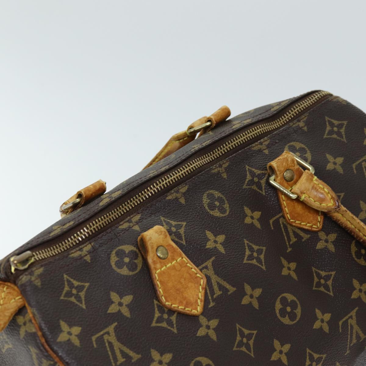 LOUIS VUITTON Monogram Speedy 30 Hand Bag M41526 LV yk12424
