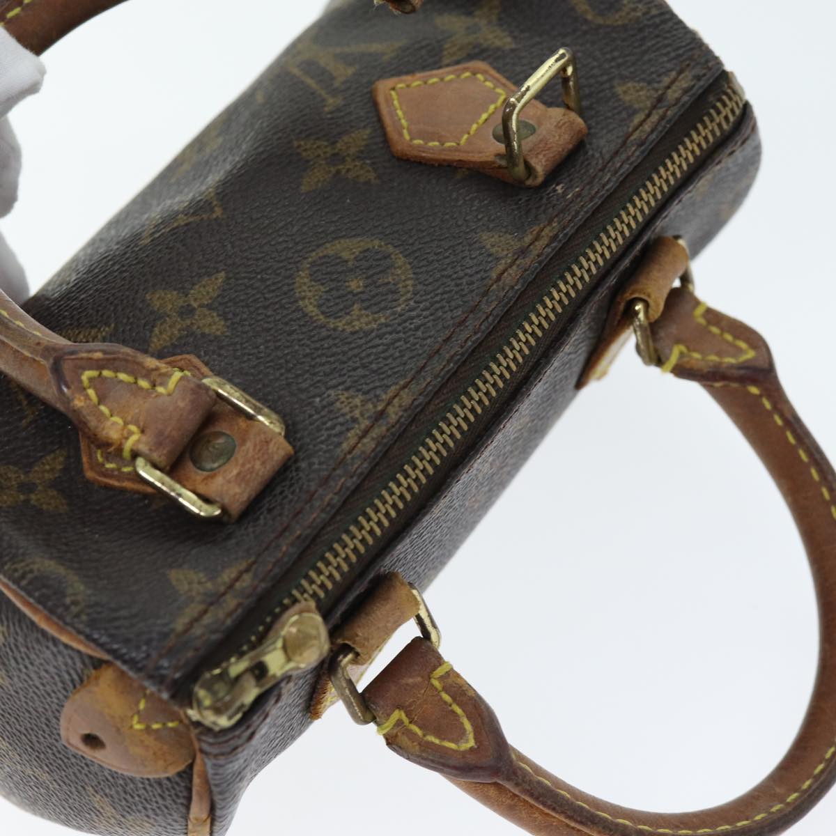 LOUIS VUITTON Monogram Mini Speedy Hand Bag M41534 LV yk12427
