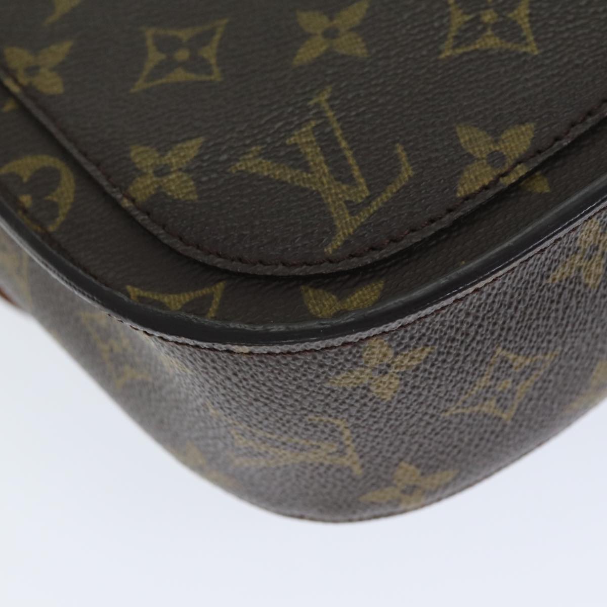 LOUIS VUITTON Monogram Saint Cloud GM Shoulder Bag M51242 LV yk12431