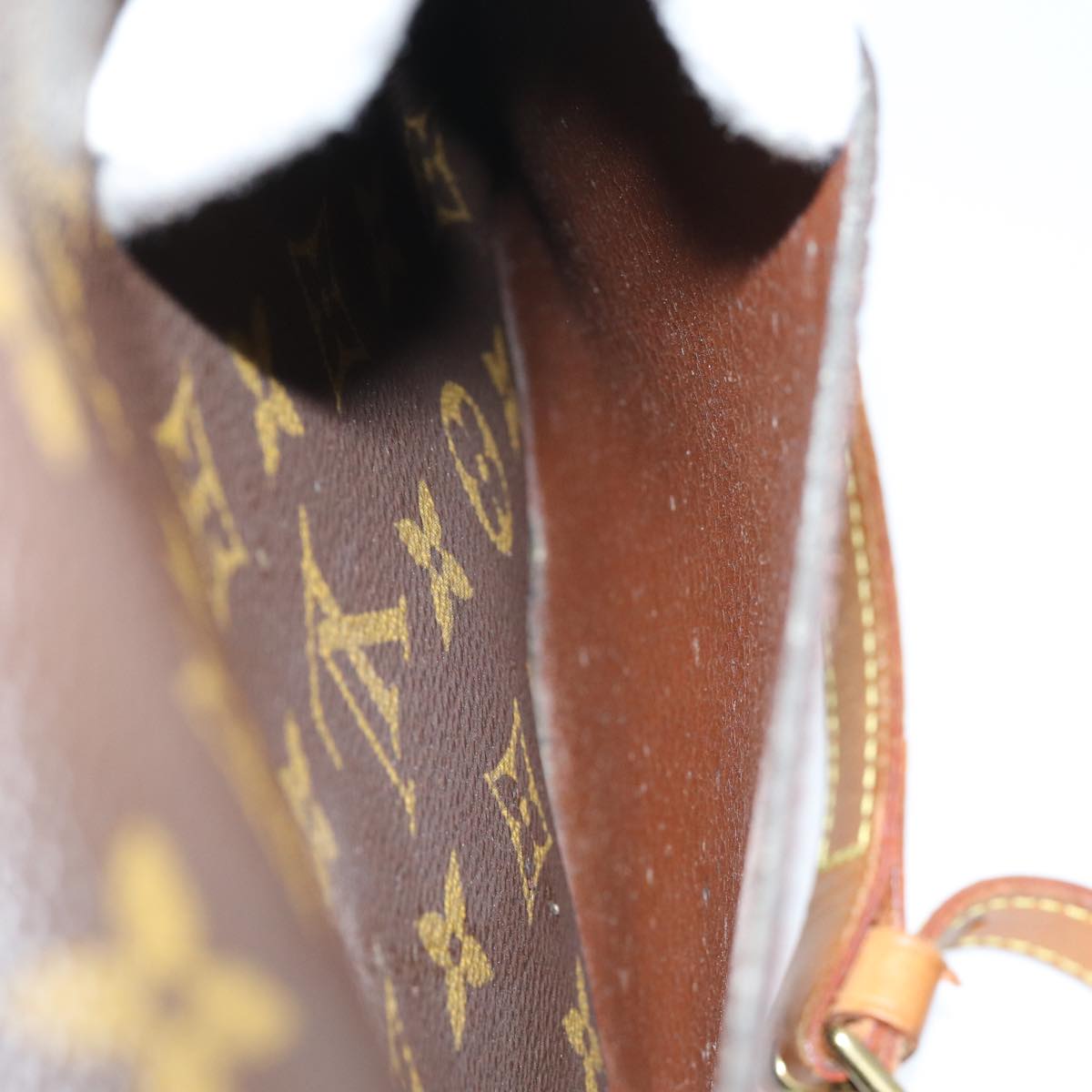 LOUIS VUITTON Monogram Saint Cloud GM Shoulder Bag M51242 LV yk12431