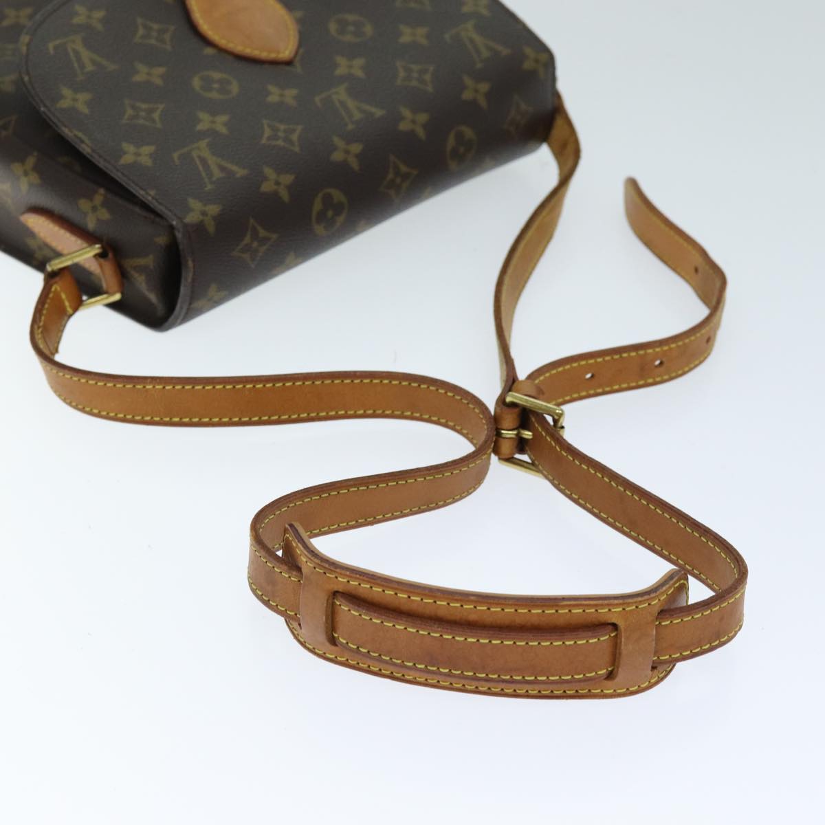 LOUIS VUITTON Monogram Saint Cloud GM Shoulder Bag M51242 LV yk12431