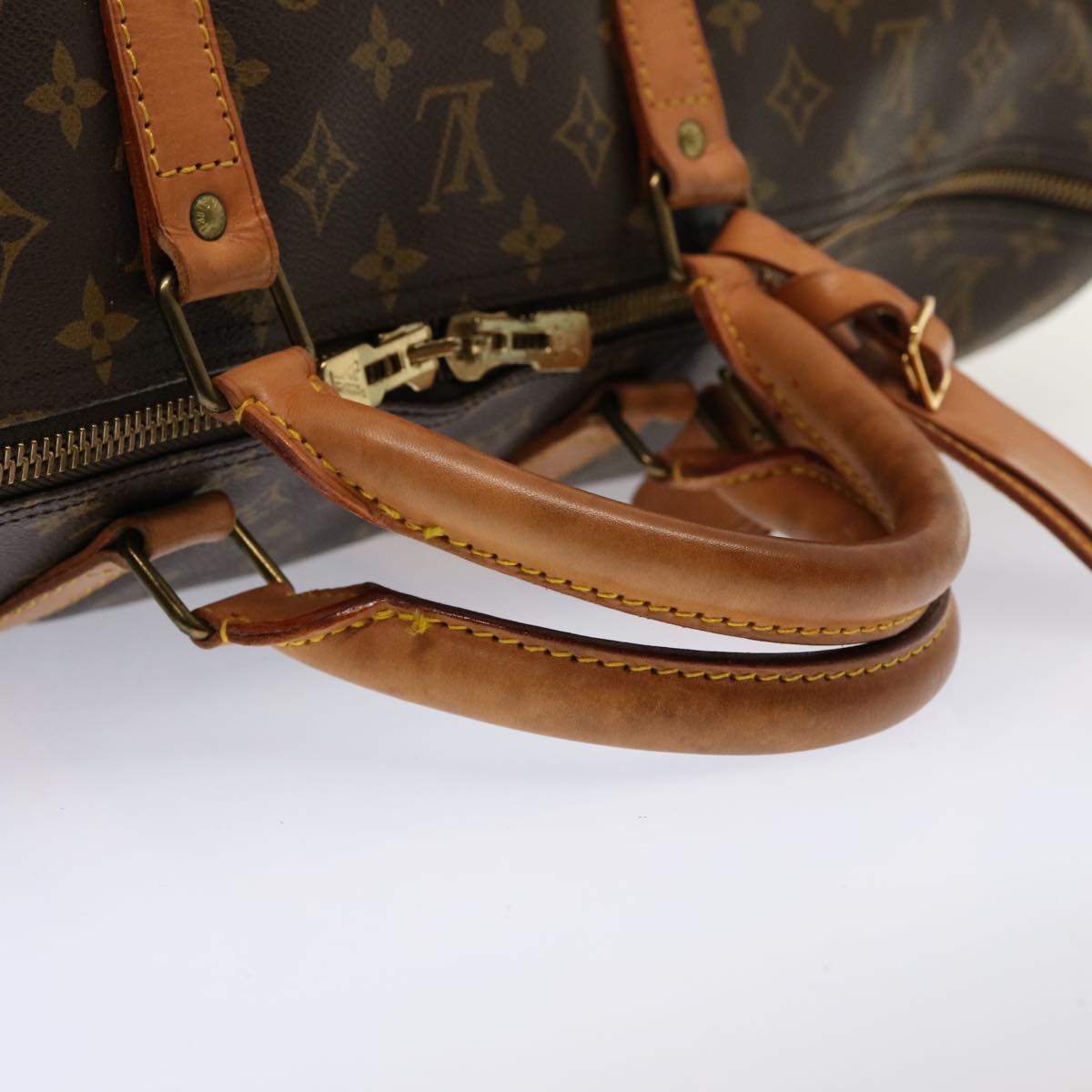 LOUIS VUITTON Monogram Keepall 60 Boston Bag M41422 LV yk12491