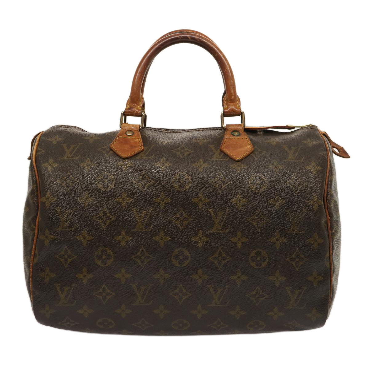 LOUIS VUITTON Monogram Speedy 30 Hand Bag M41526 LV yk12498