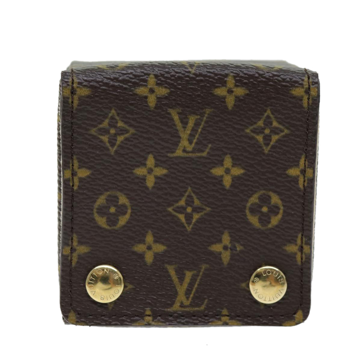 LOUIS VUITTON Monogram Jewelry Case Jewelry Box LV yk12510A