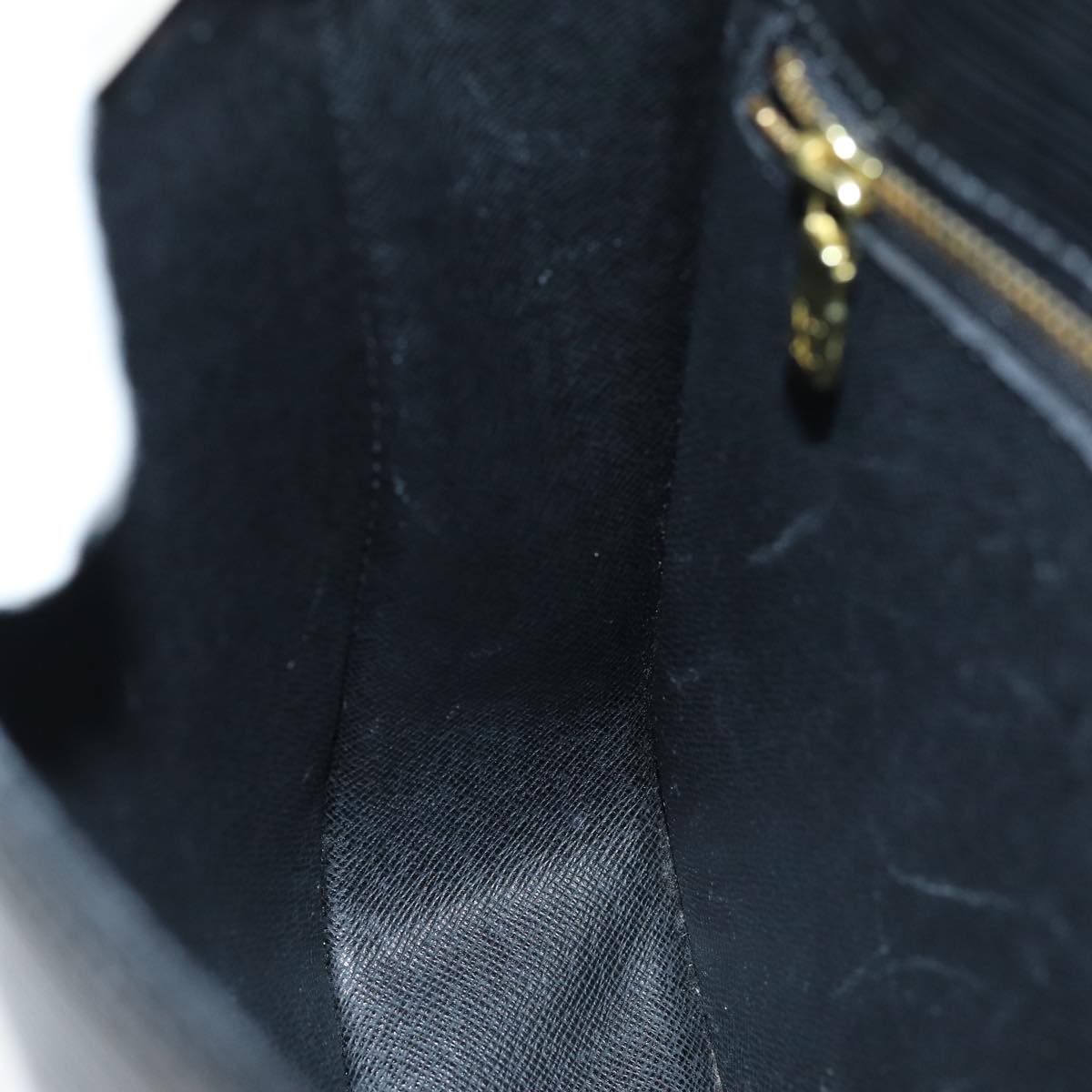 LOUIS VUITTON Epi Saint Cloud GM Shoulder Bag Black M52192 LV yk12522