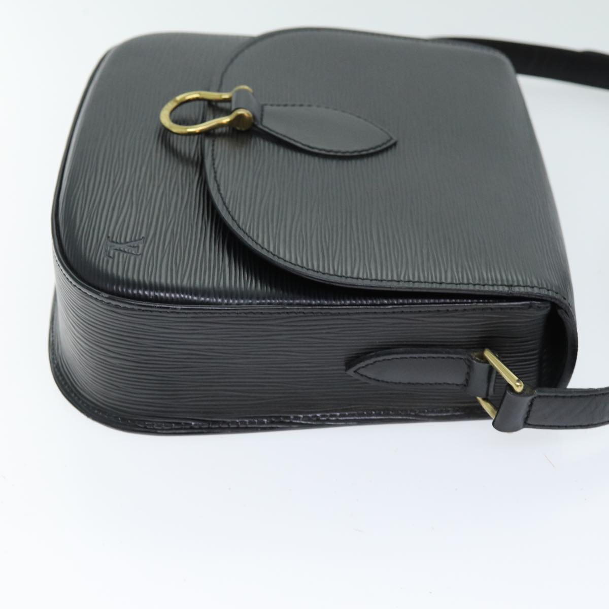 LOUIS VUITTON Epi Saint Cloud GM Shoulder Bag Black M52192 LV yk12522
