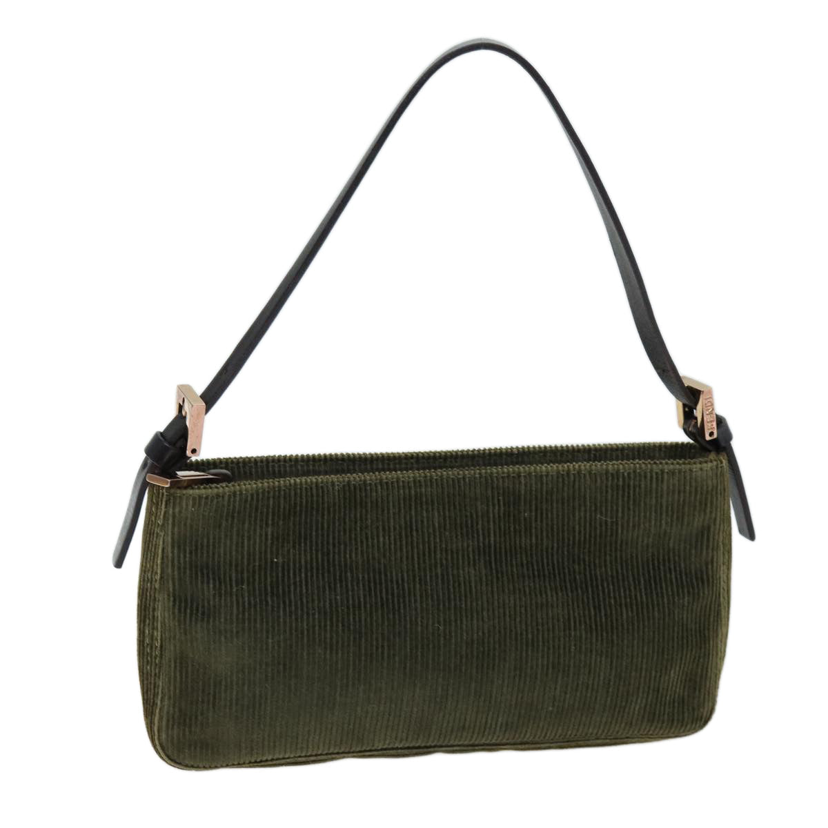 Luxury Fendi Accessory Pouch Corduroy Khakiyk12531