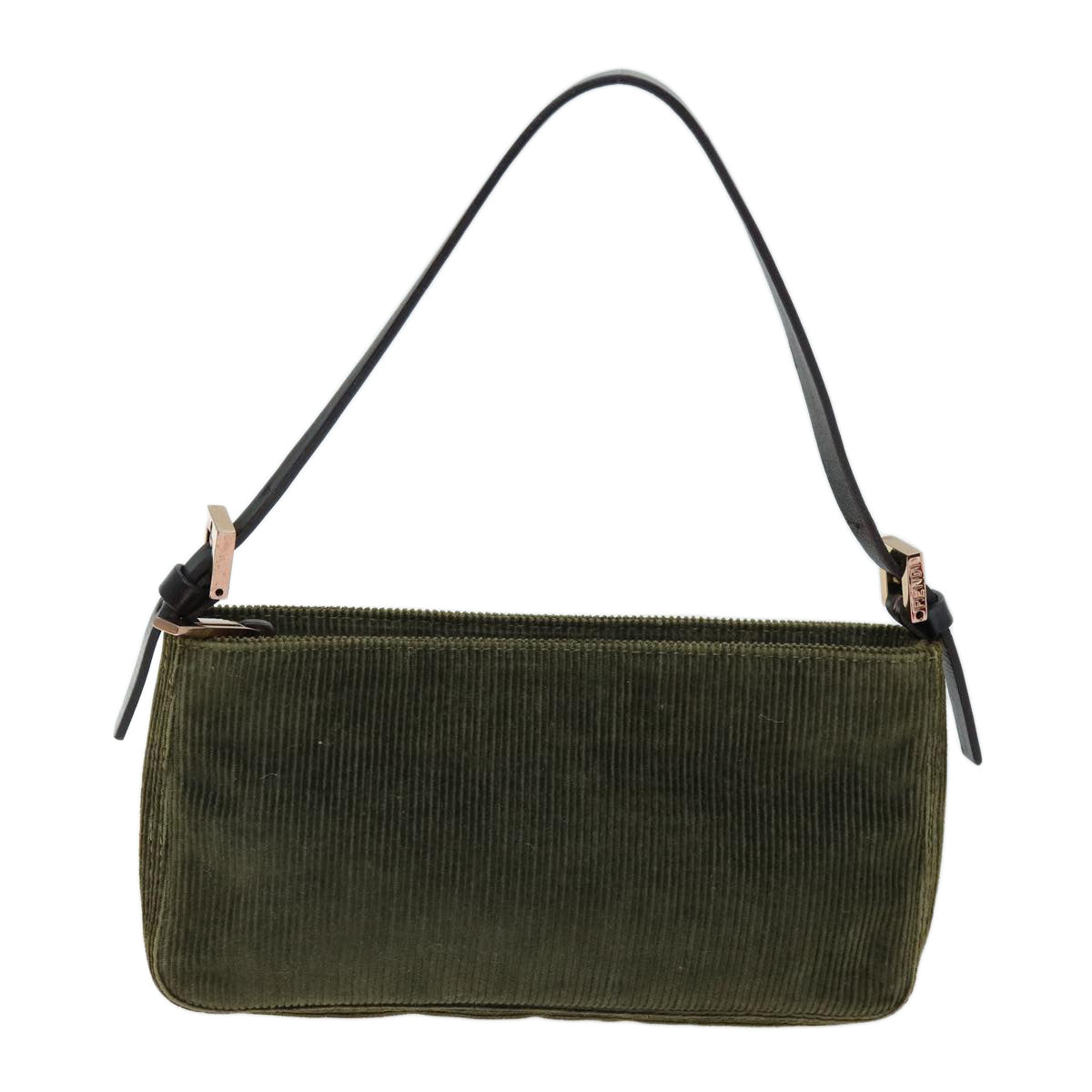 Luxury Fendi Accessory Pouch Corduroy Khakiyk12531