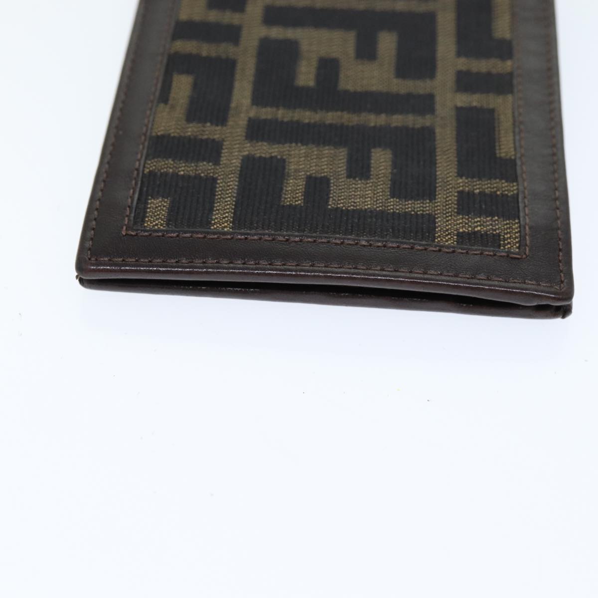 Luxury Fendi Zucca Canvas Wallet Black Brownyk12540