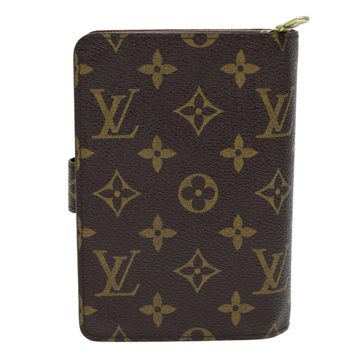 LOUIS VUITTON Monogram Porto Papie Zip Wallet M61207 LV yk12557