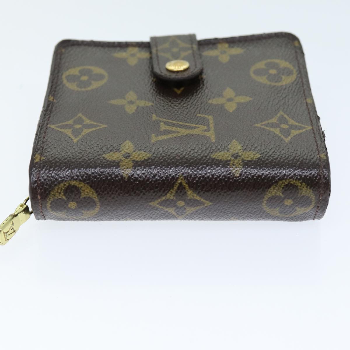 LOUIS VUITTON Monogram Compact Zip Wallet M61667 LV yk12569