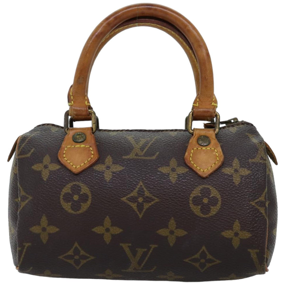 LOUIS VUITTON Monogram Mini Speedy Hand Bag 2way M41534 LV yk12603