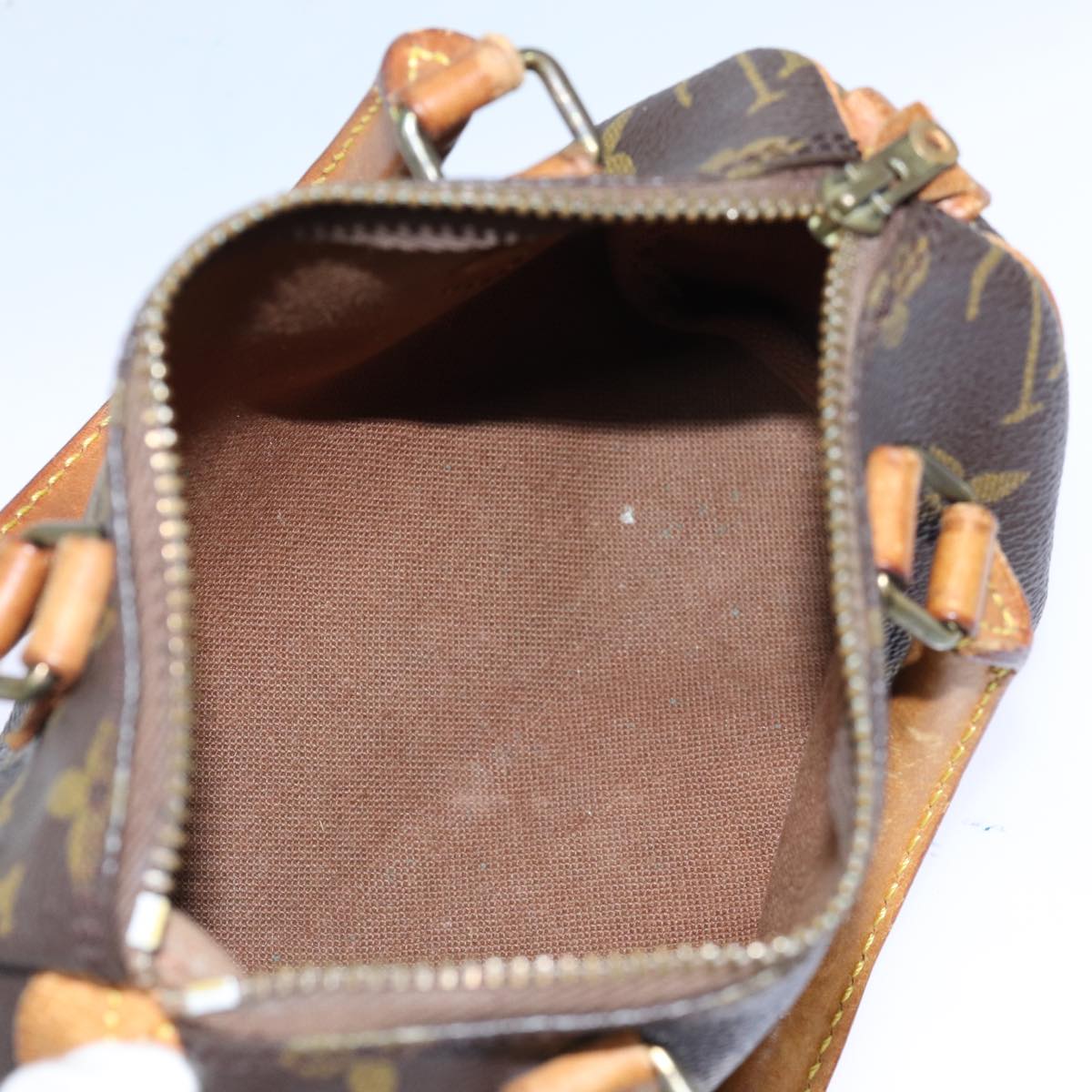 LOUIS VUITTON Monogram Mini Speedy Hand Bag 2way M41534 LV yk12603
