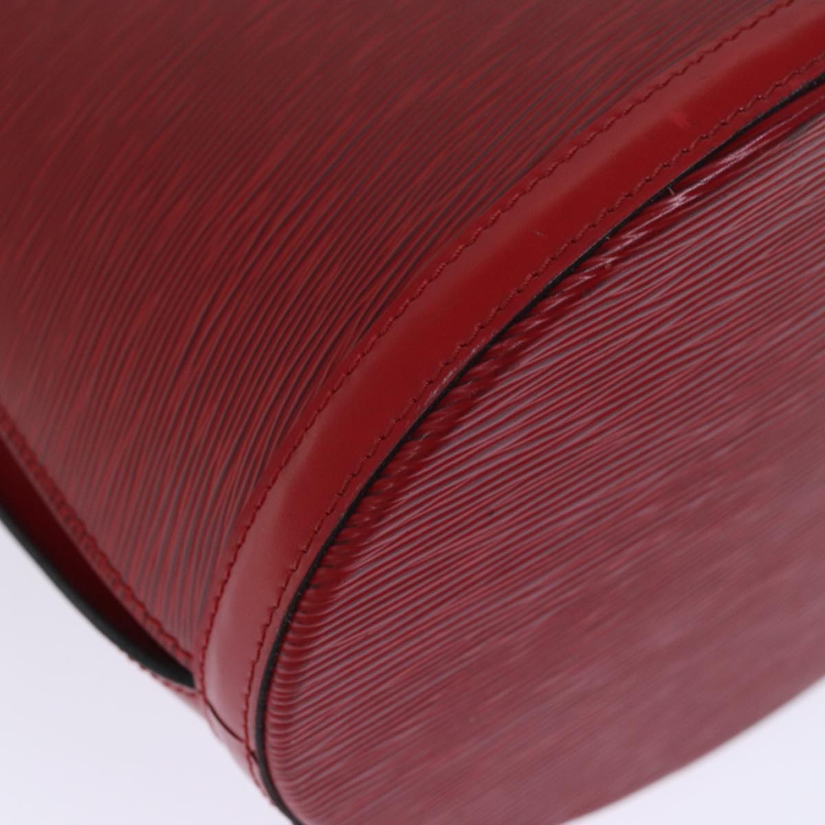LOUIS VUITTON Epi Cluny Shoulder Bag Red M52257 LV yk12618