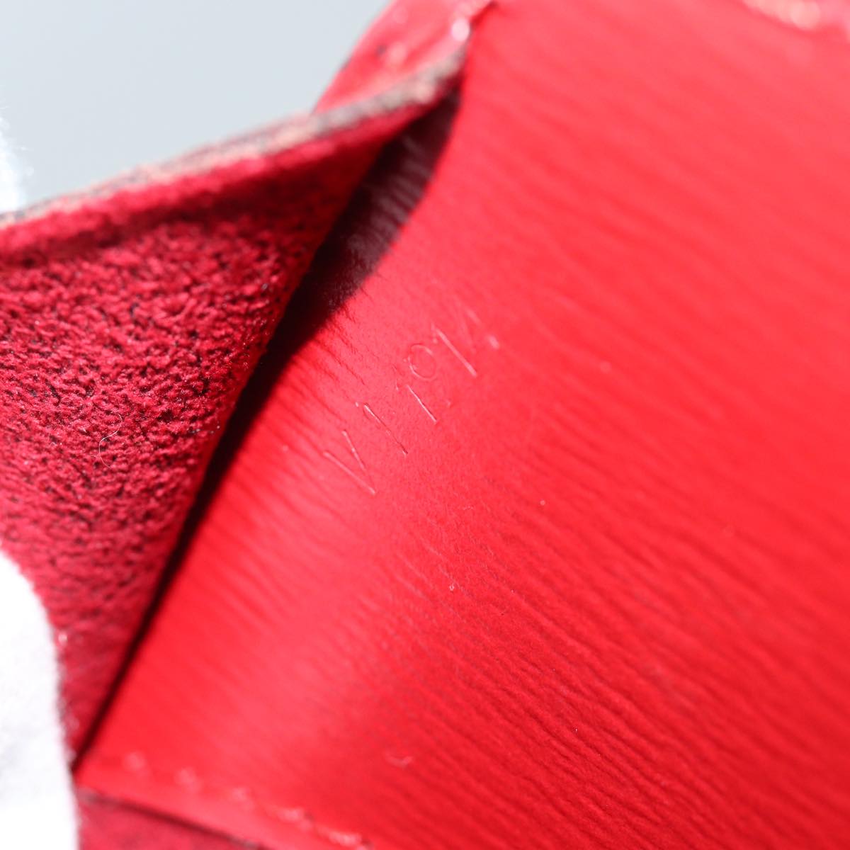 LOUIS VUITTON Epi Cluny Shoulder Bag Red M52257 LV yk12618