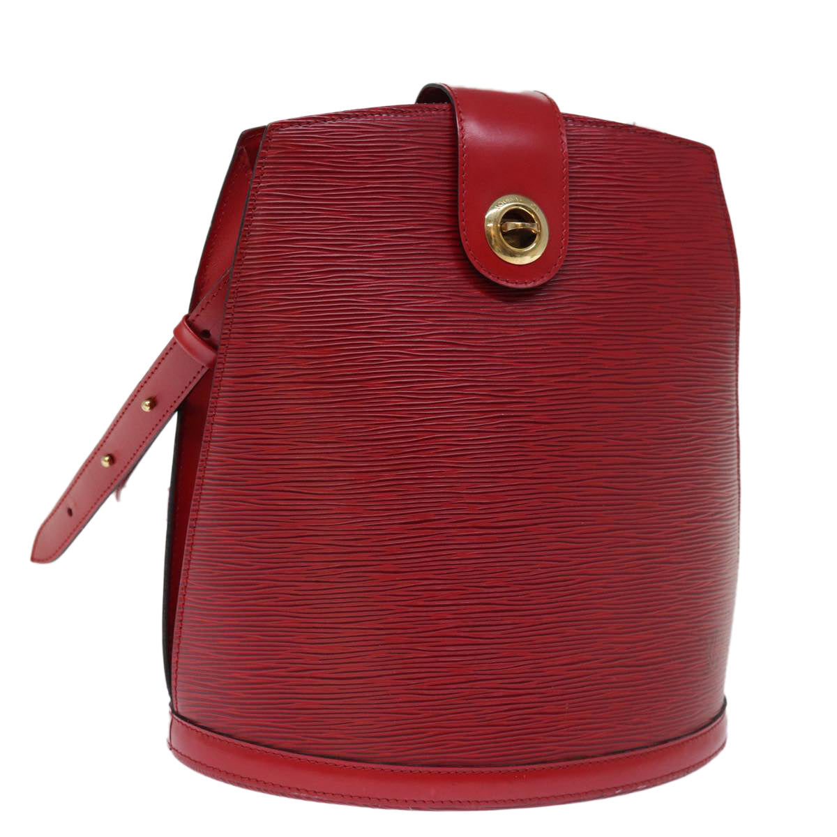 LOUIS VUITTON Epi Cluny Shoulder Bag Red M52257 LV yk12618