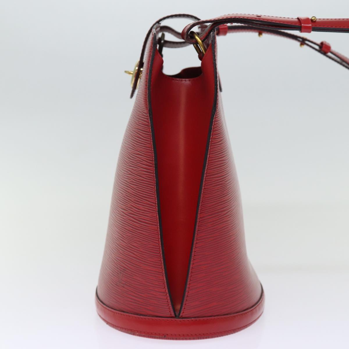 LOUIS VUITTON Epi Cluny Shoulder Bag Red M52257 LV yk12618