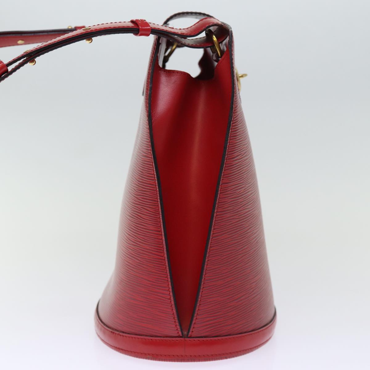 LOUIS VUITTON Epi Cluny Shoulder Bag Red M52257 LV yk12618