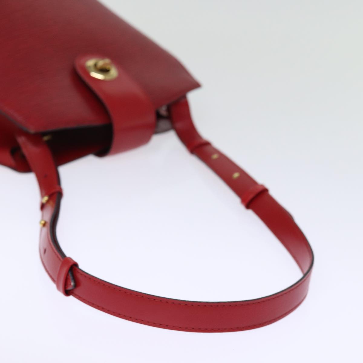 LOUIS VUITTON Epi Cluny Shoulder Bag Red M52257 LV yk12618