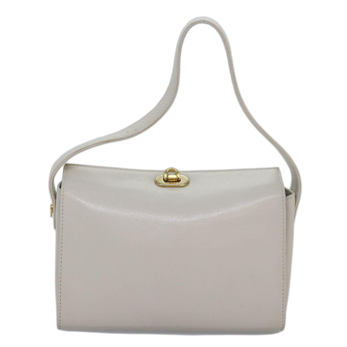 Luxury Fendi Hand Bag Leather 2way Whiteyk12624