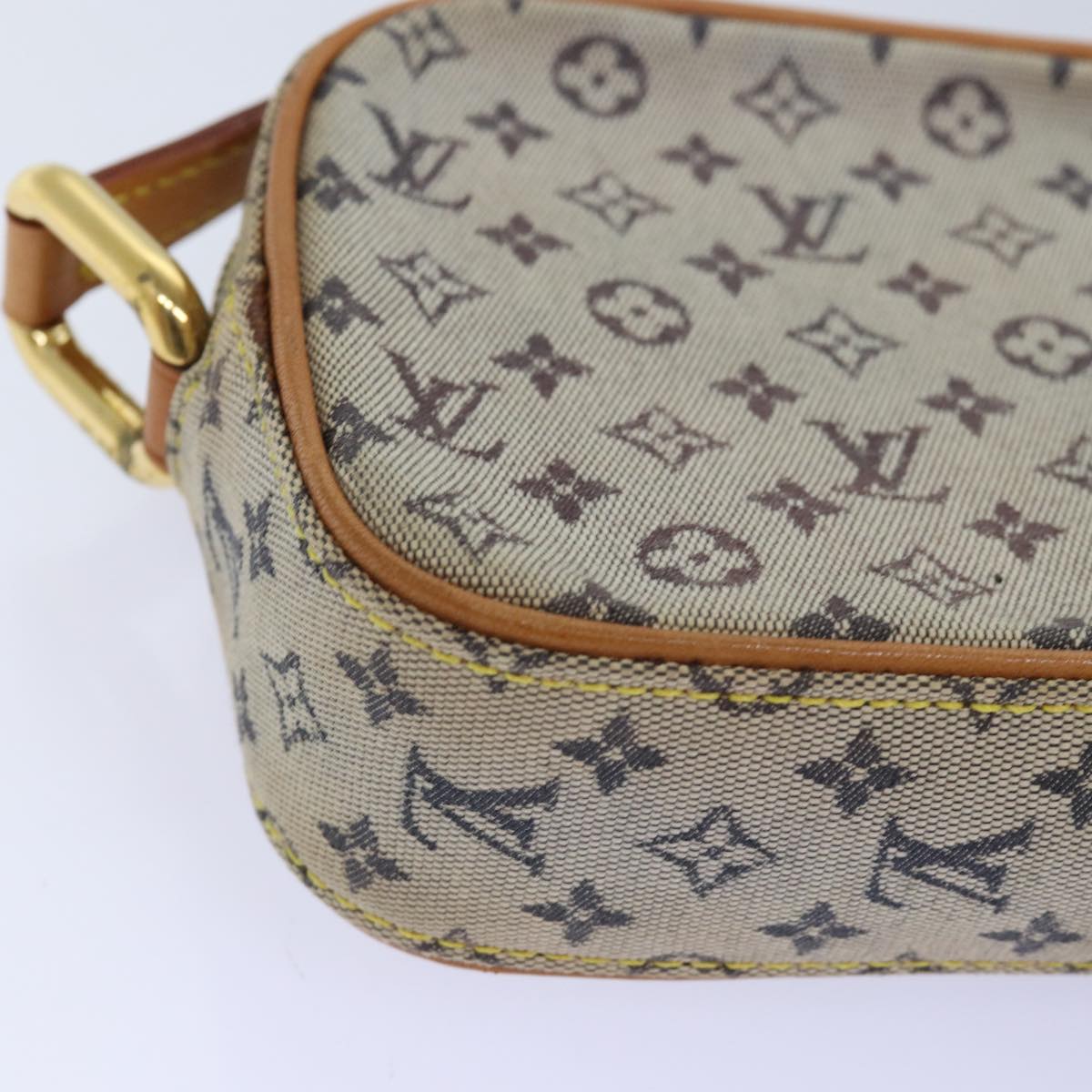 LOUIS VUITTON Monogram Mini Juliet MM Shoulder Bag Blue M92004 LV yk12628