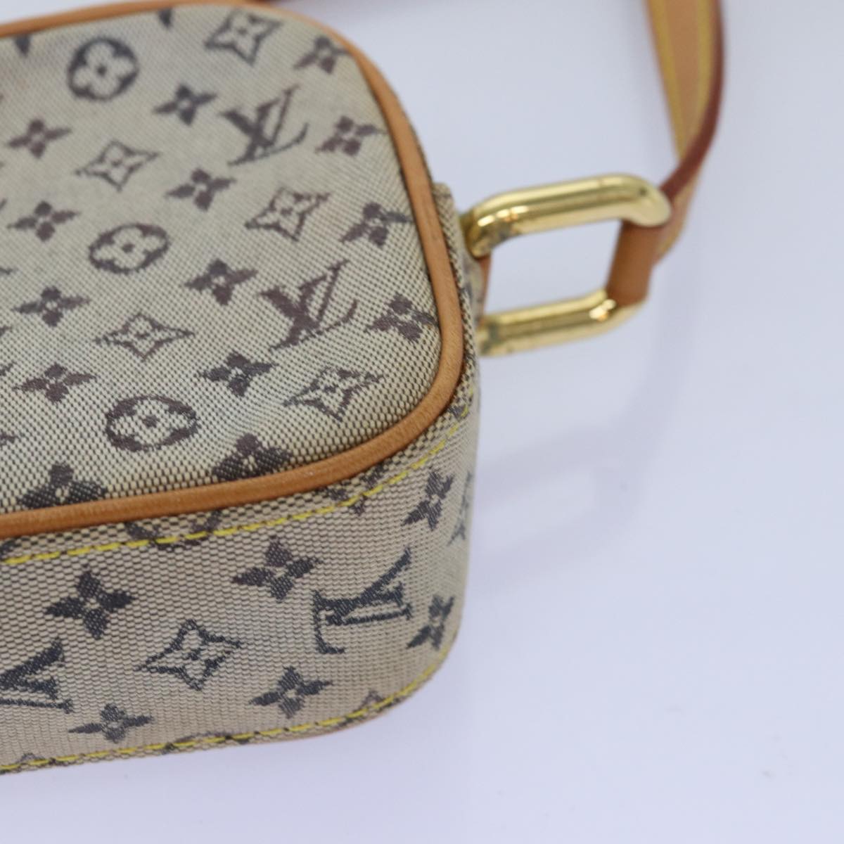 LOUIS VUITTON Monogram Mini Juliet MM Shoulder Bag Blue M92004 LV yk12628