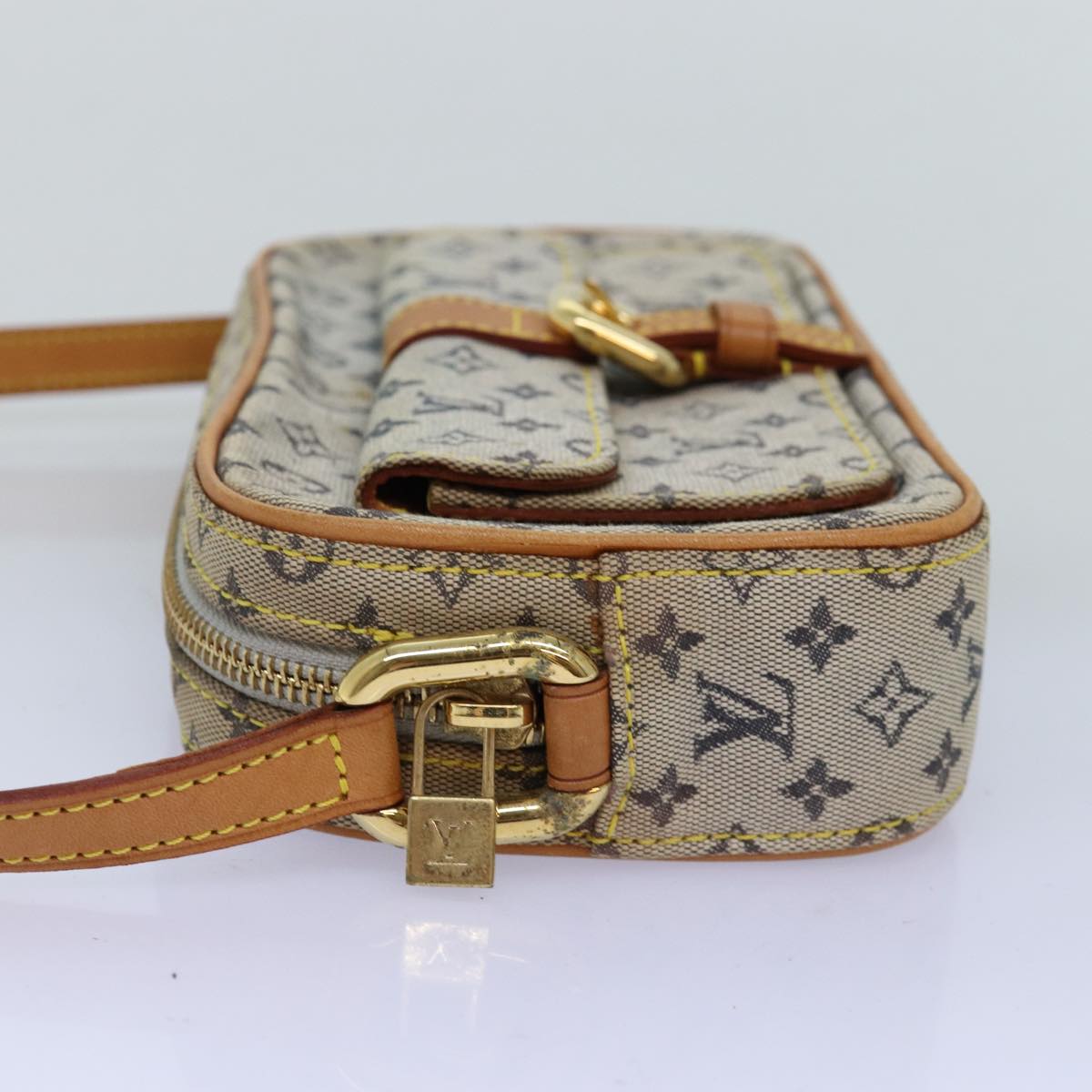 LOUIS VUITTON Monogram Mini Juliet MM Shoulder Bag Blue M92004 LV yk12628