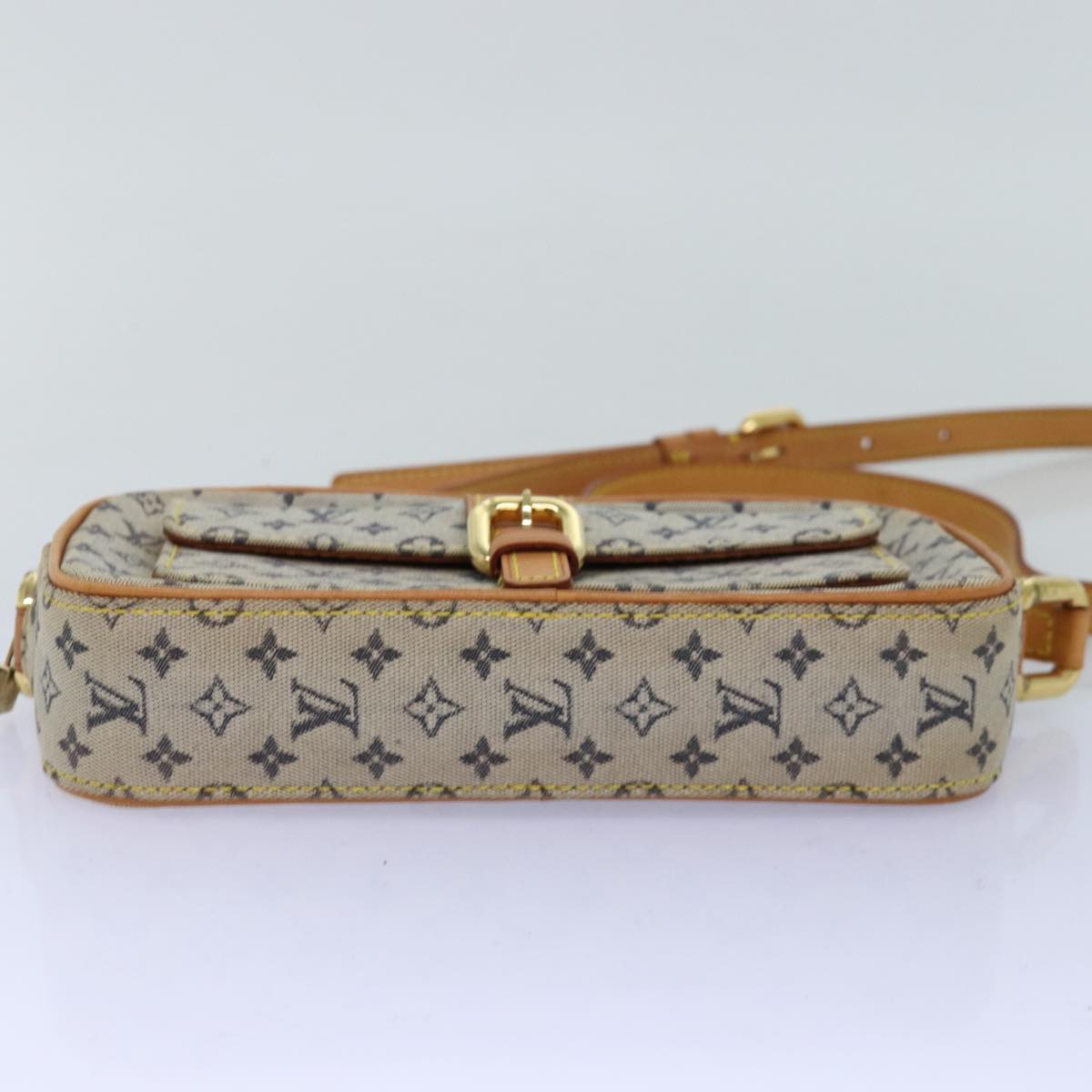 LOUIS VUITTON Monogram Mini Juliet MM Shoulder Bag Blue M92004 LV yk12628